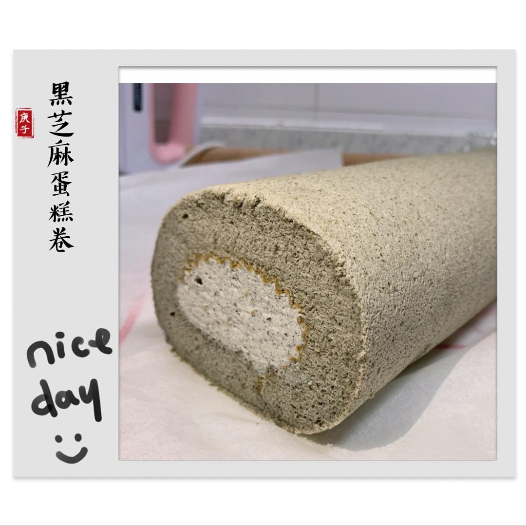黑芝麻蛋糕卷