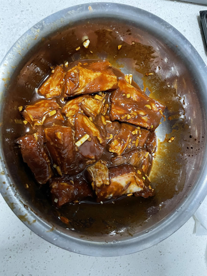 零失败的蒜香烤排骨-少油健康又美味