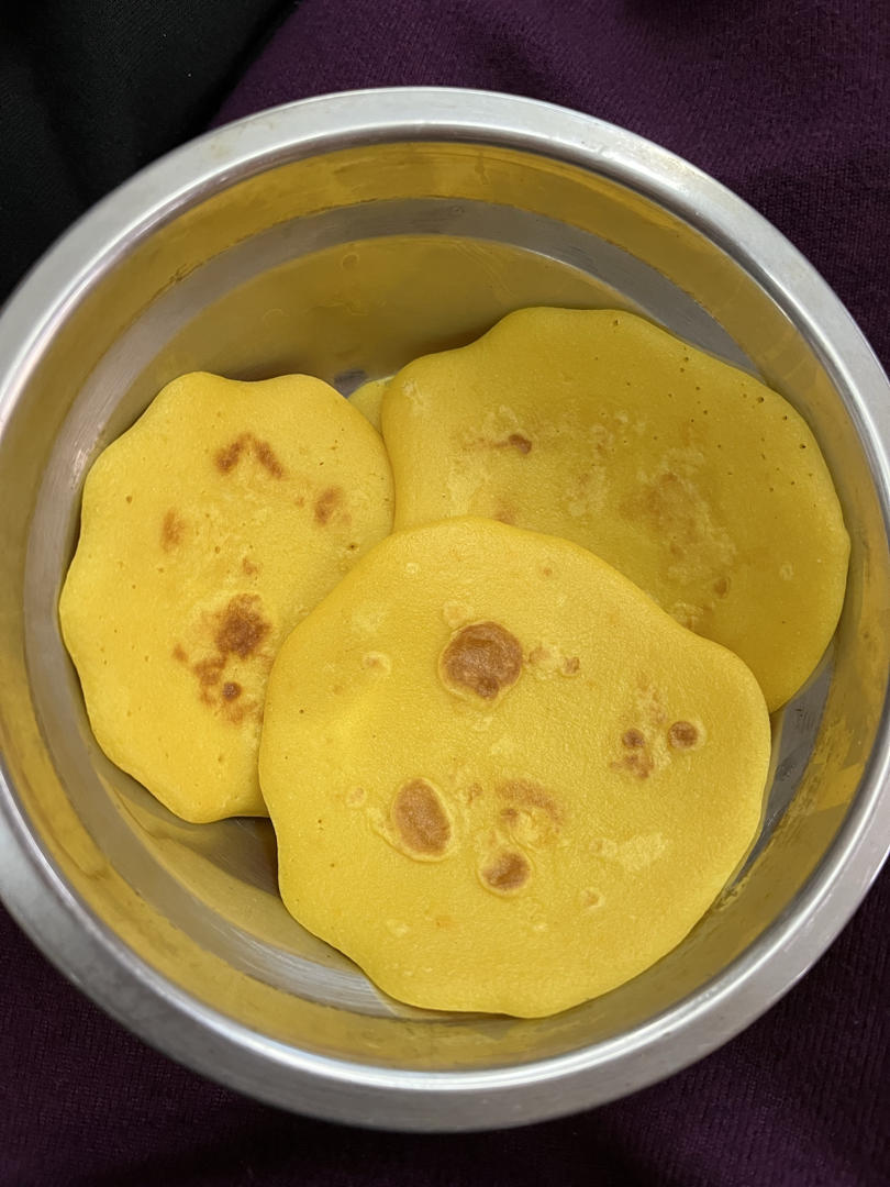 玉米面松饼，早起5分钟搞定，又软又健康