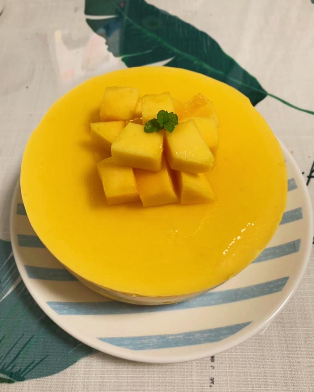 芒果慕斯蛋糕🍰（8寸）