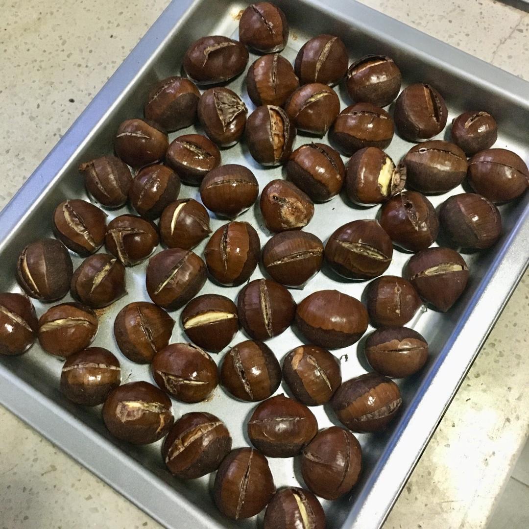 简单易做的糖炒栗子🌰(烤箱版）