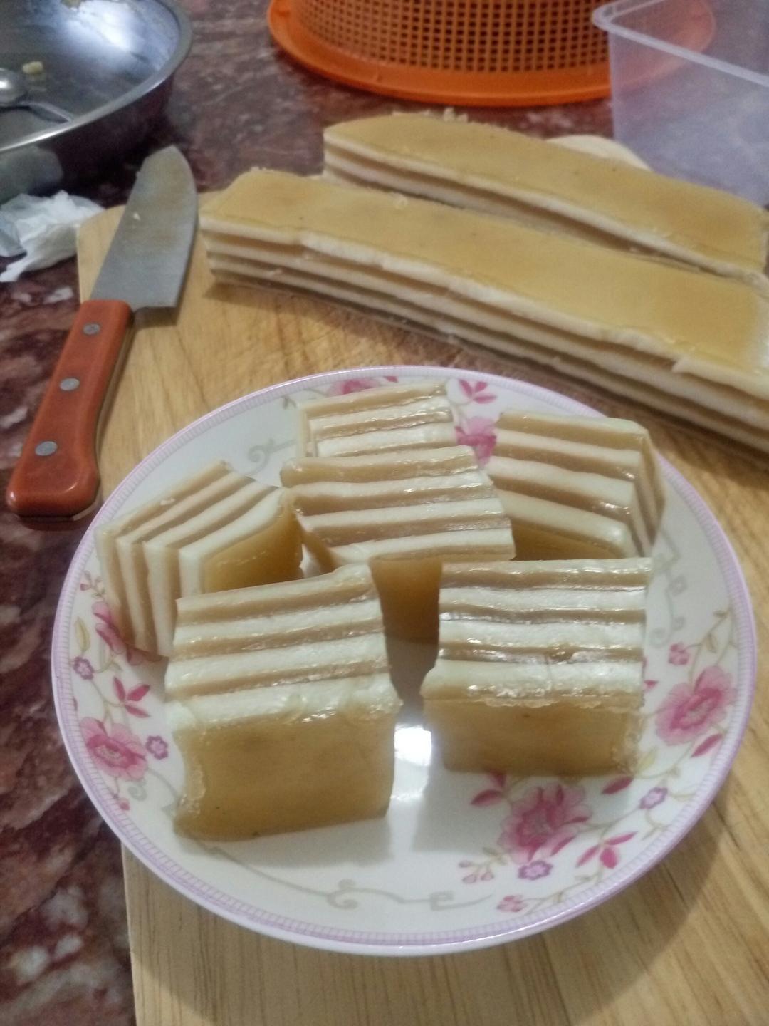 Q弹椰汁千层糕（马蹄糕）