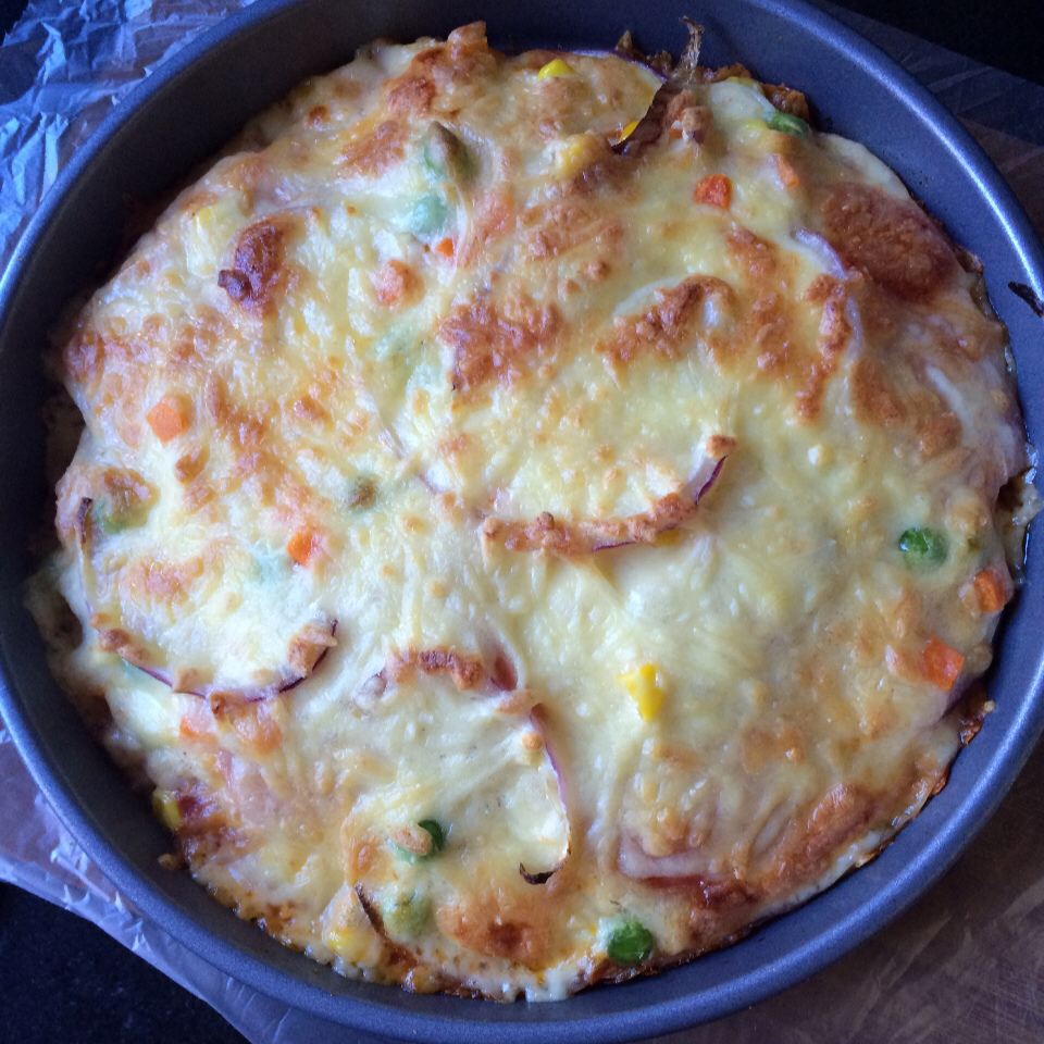 芝士培根火腿披萨Pizza