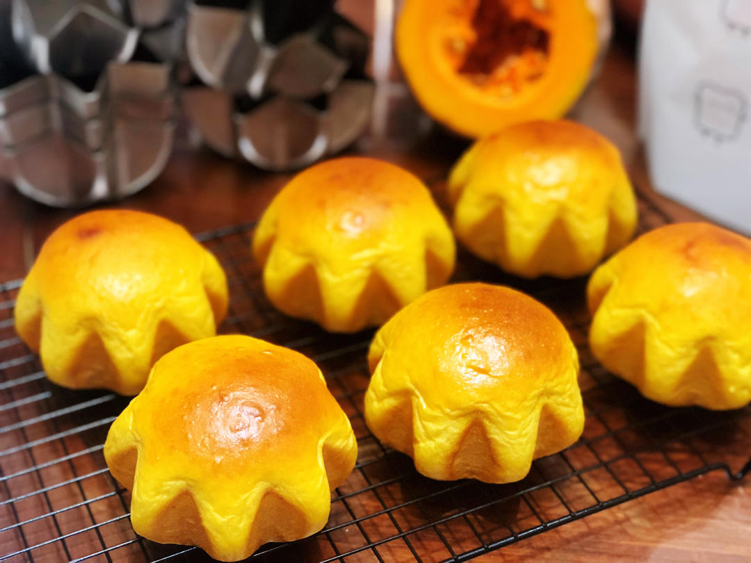 金灿灿南瓜星星面包