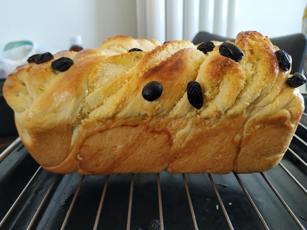 葡萄干椰蓉吐司的做法