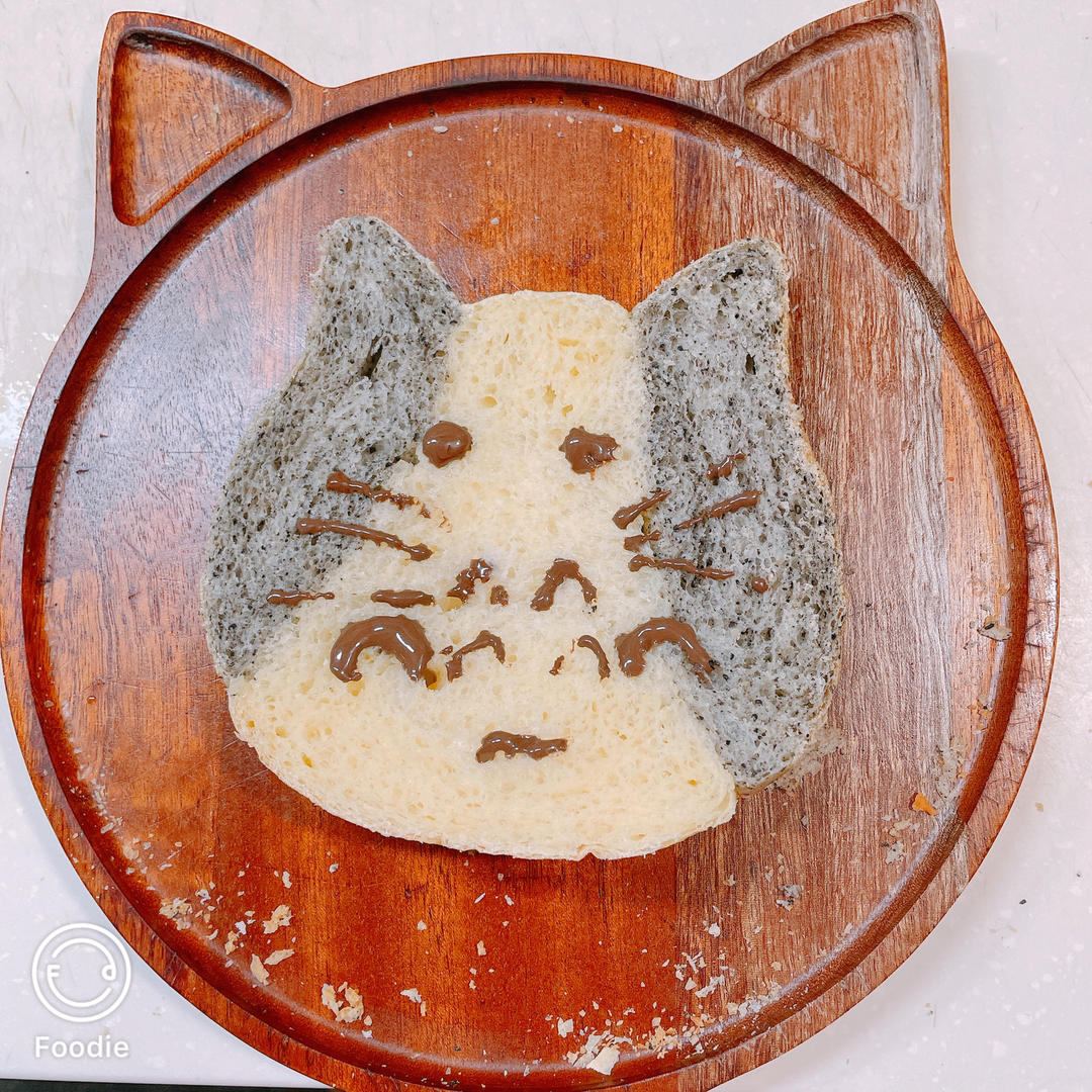 蓝猫＆龙猫吐司~猫头吐司