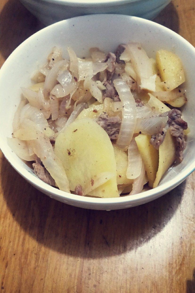 洋葱炒土豆