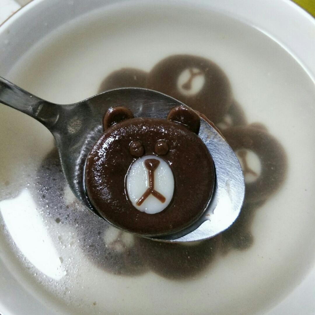 LINE FRIENDS—可妮兔💗布朗熊汤圆