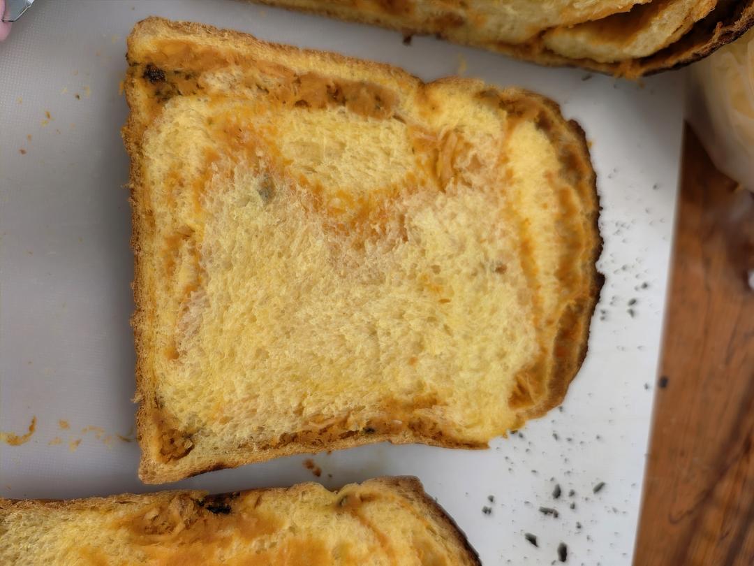 超软超香的【双重南瓜吐司】