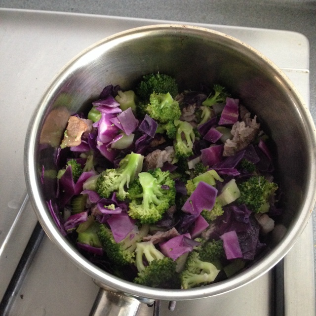 狗狗鲜食——青花鱼蔬菜饭