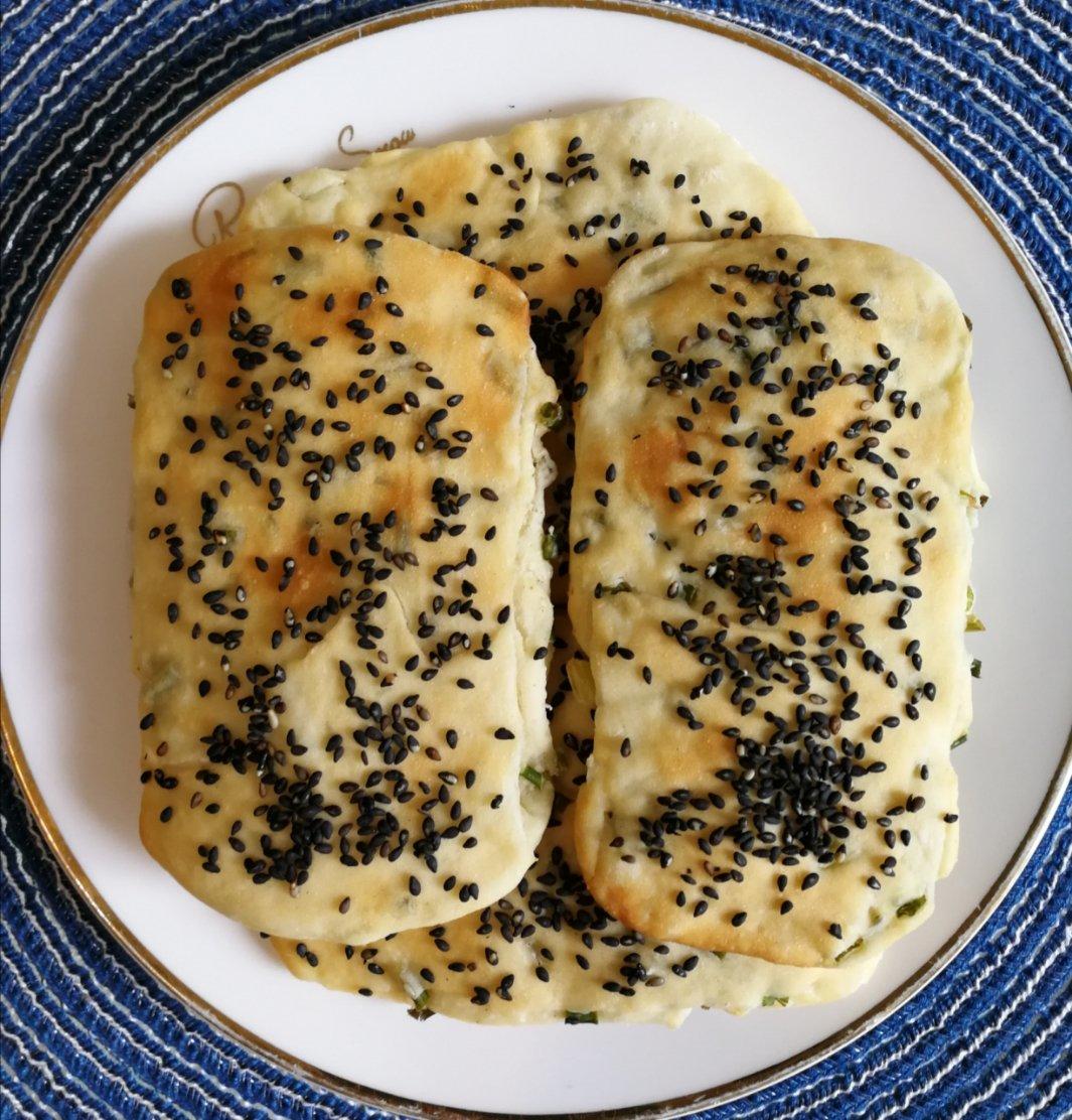 家常葱油烤饼