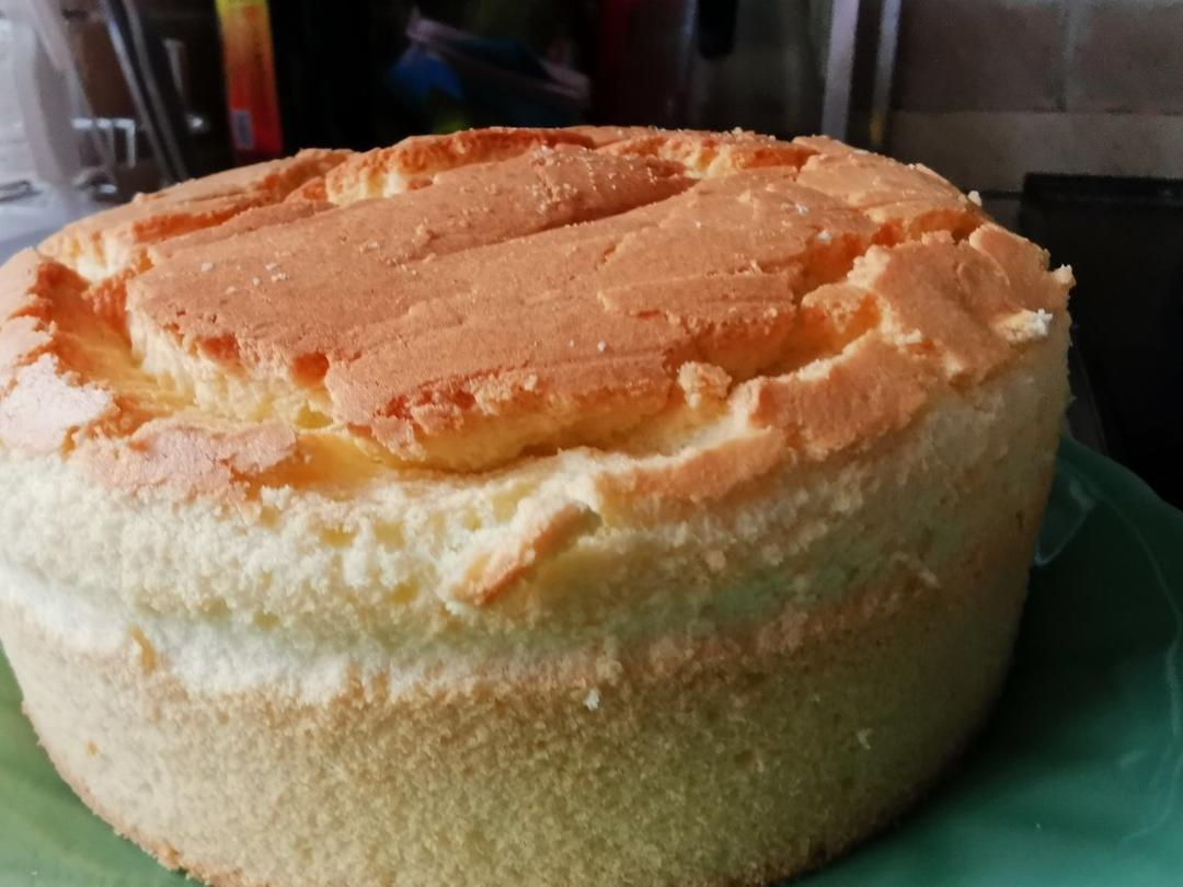 超柔软6寸戚风蛋糕(附8寸配方)零失败 超详细‼️含操作视频