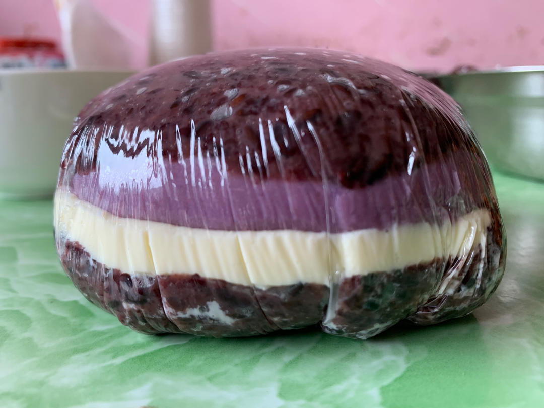 紫米芋泥奶酪砖(热奶宝)