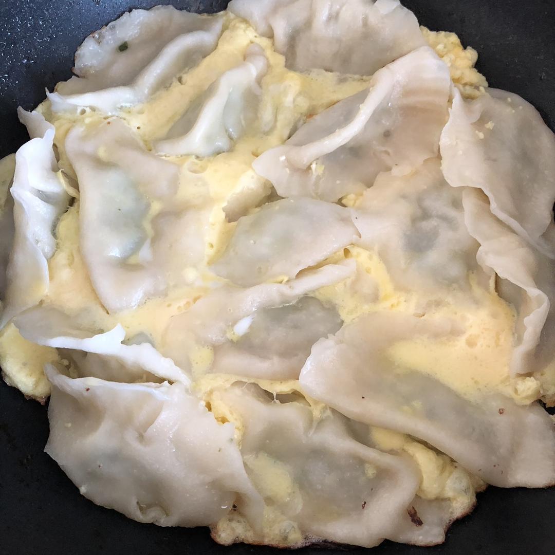 懒人快手抱蛋煎饺