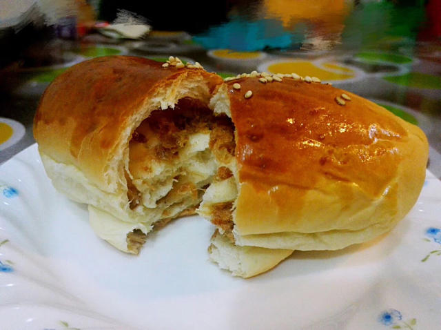 超好吃的肉松面包