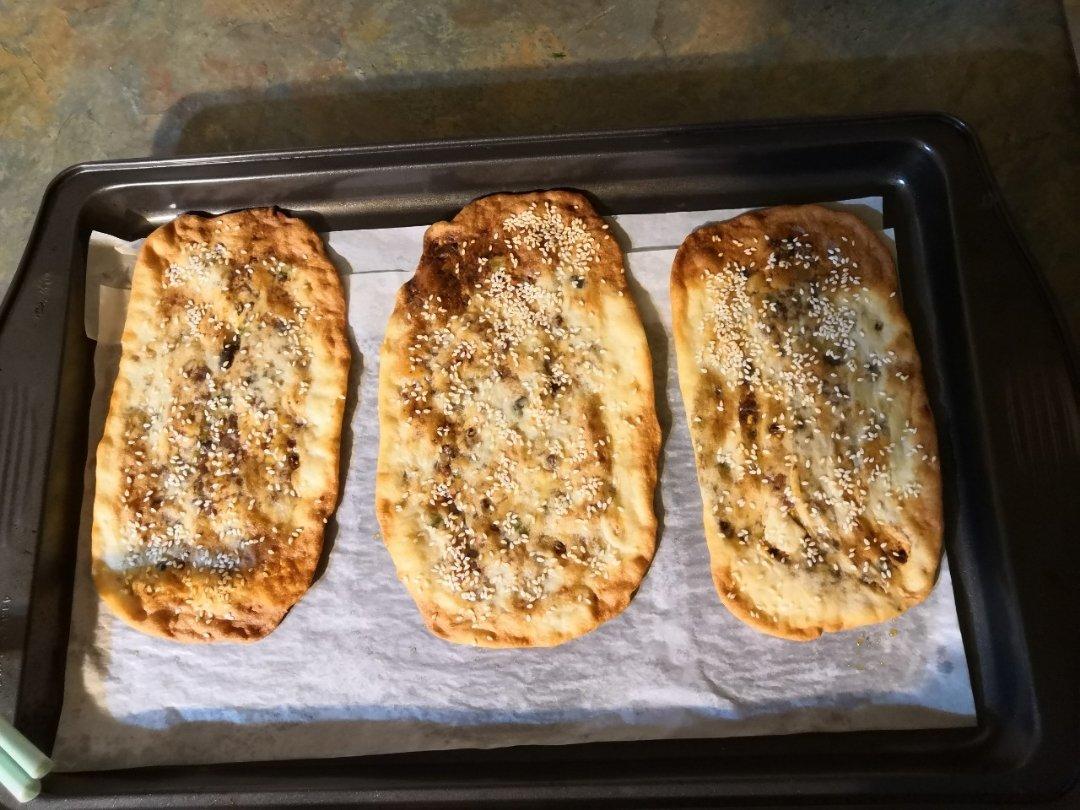 👩‍🍳香喷喷的榨菜鲜肉锅盔～吃一次忘不了💁🏻‍♀️