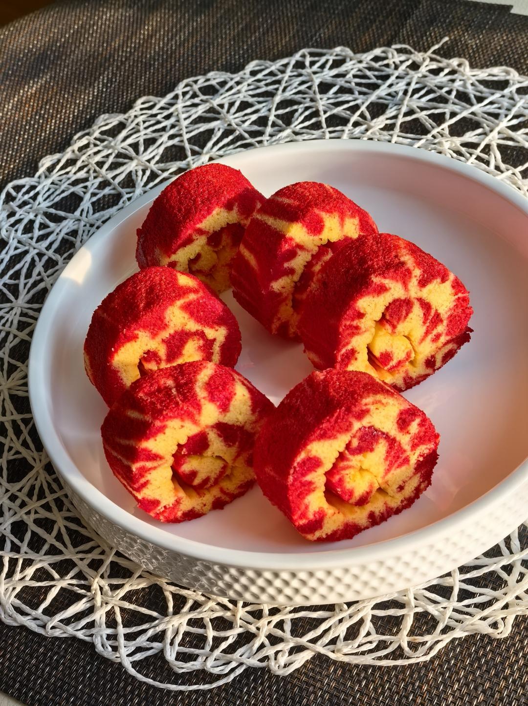 红丝绒旋风蛋糕卷