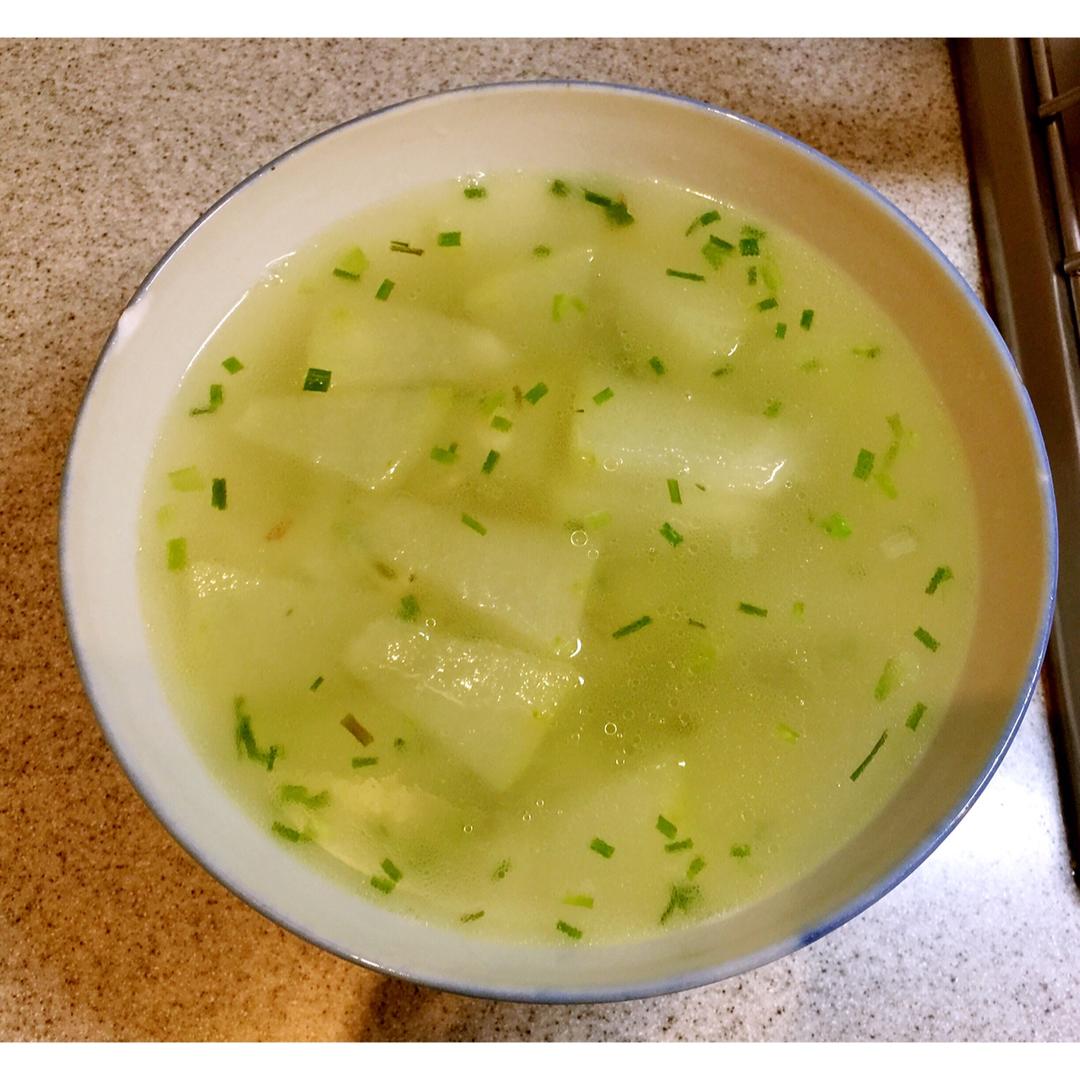 初级吃货008做的【减肥食谱】冬瓜素汤