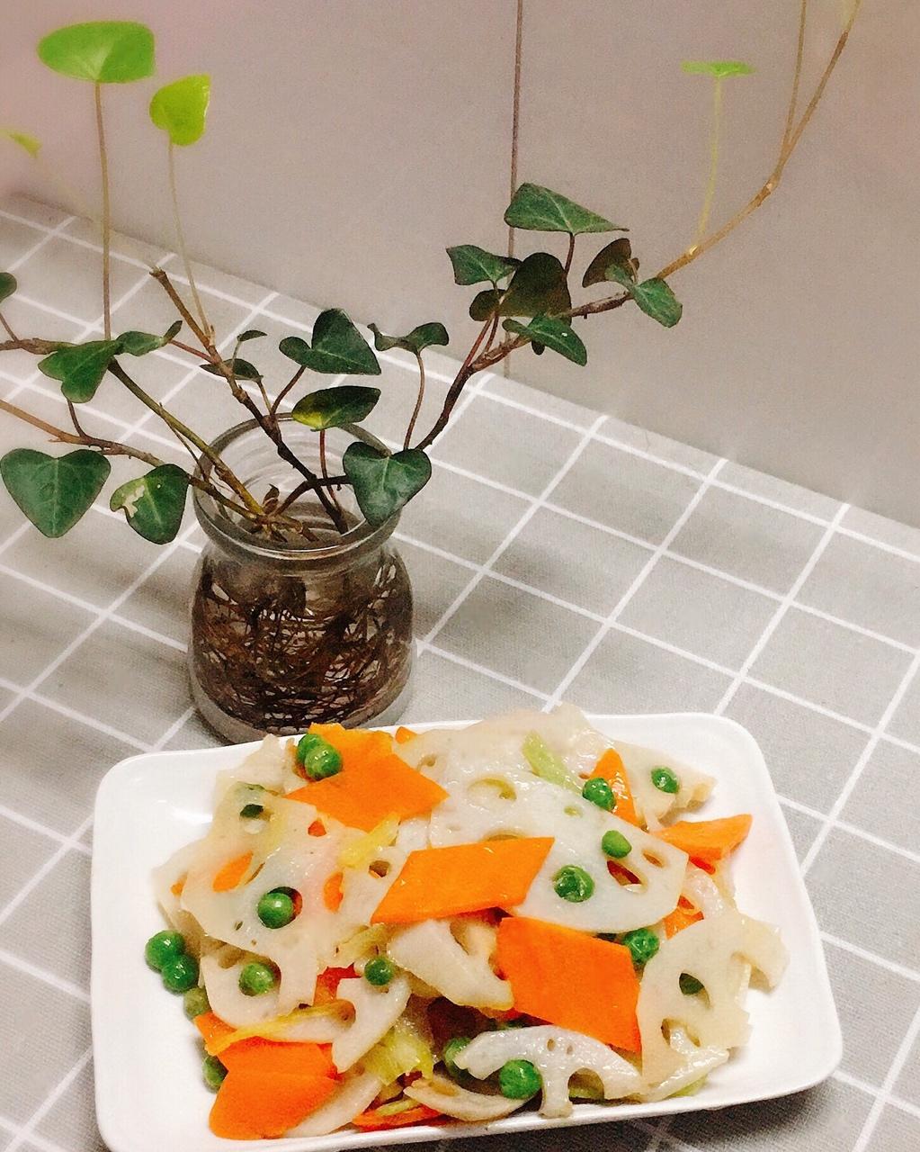清炒藕片