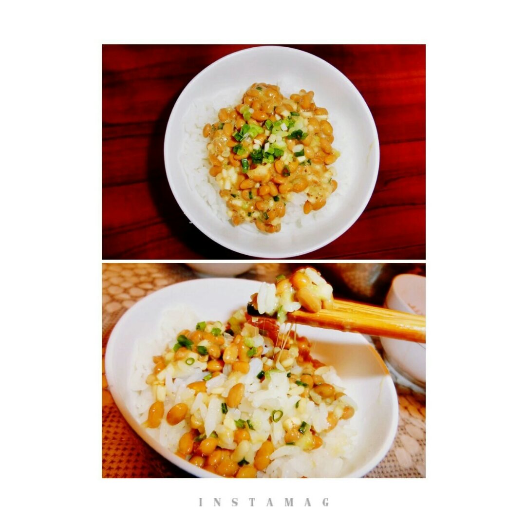 纳豆拌饭