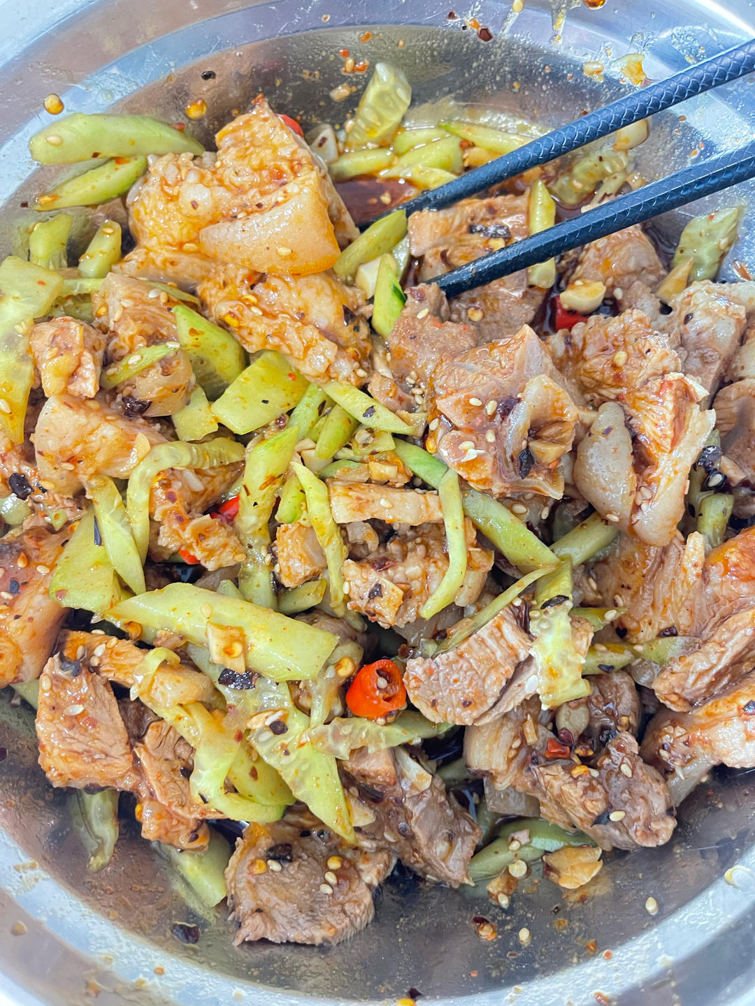 开胃的凉拌肘子