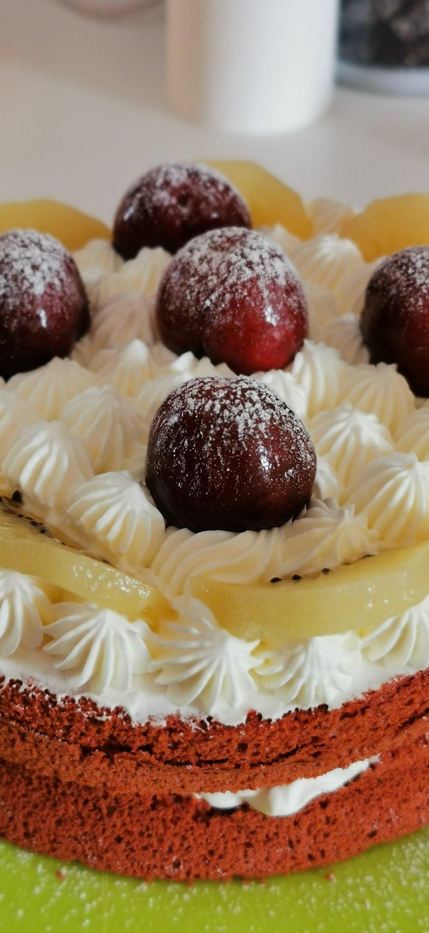 暖心红丝绒蛋糕［6寸绵软戚风版 ］