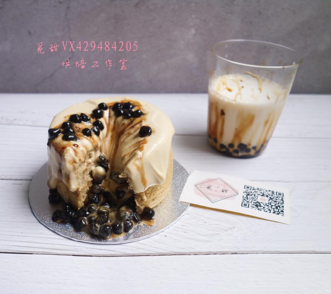 黑糖珍珠爆浆蛋糕