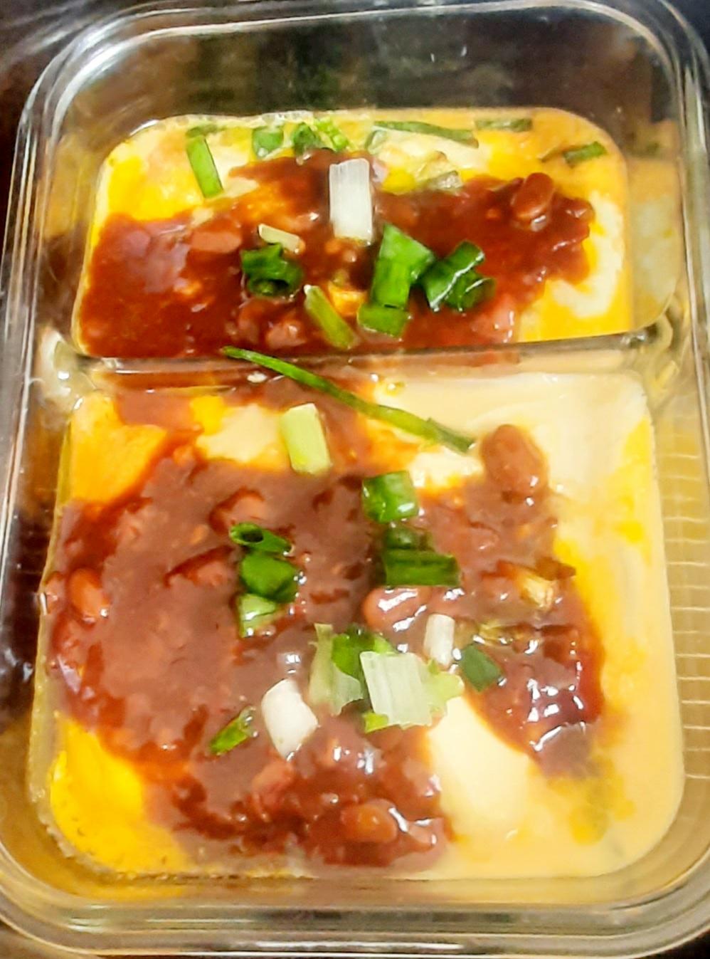 空气炸锅炸鸡蛋内脂豆腐的做法