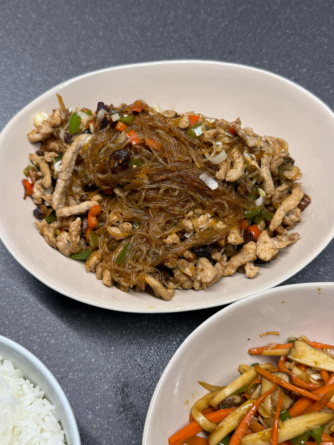 肉末炒粉丝