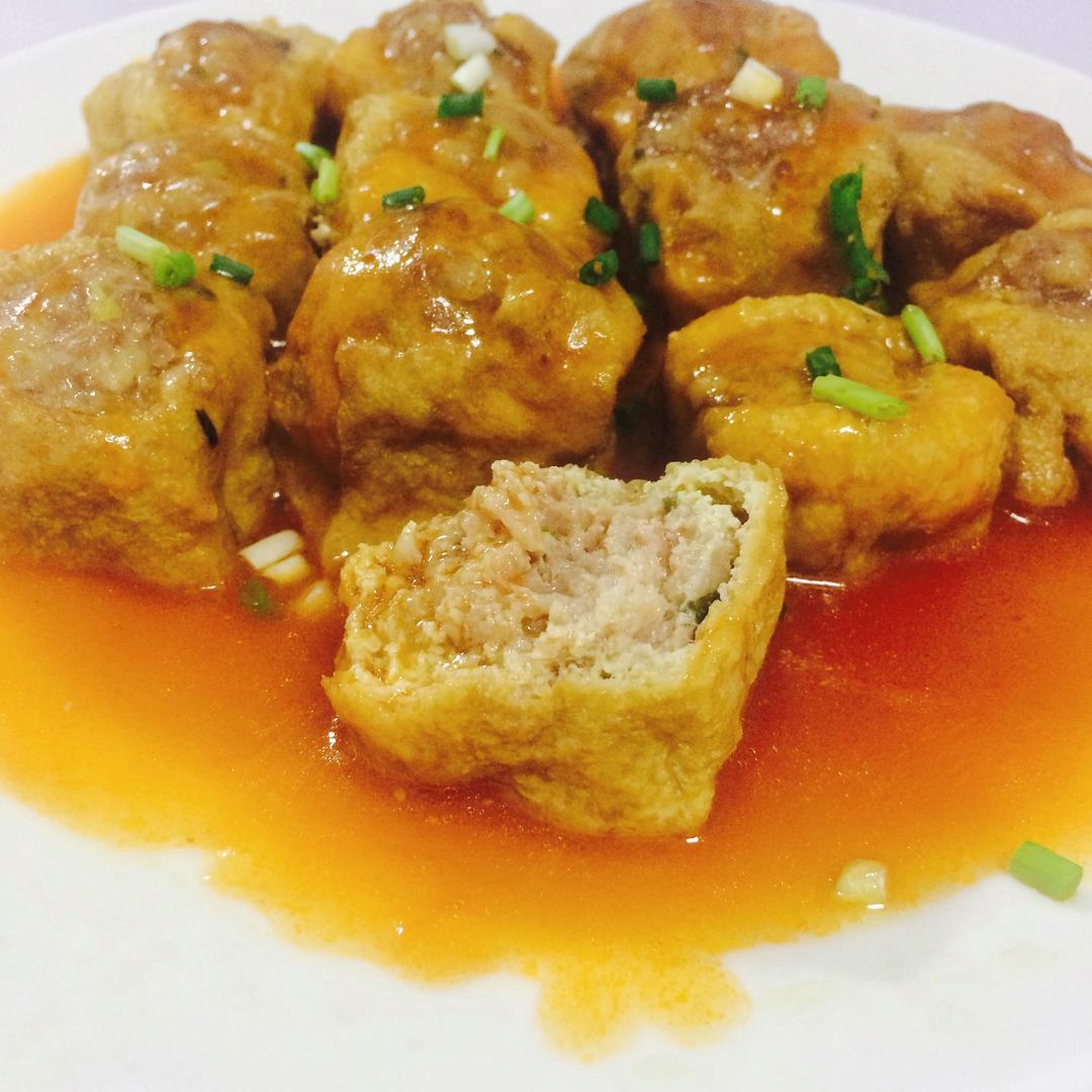 《油豆腐酿肉》