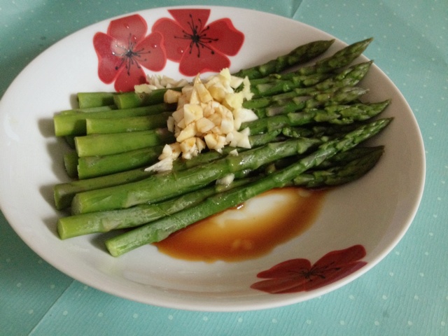 鲜味油淋芦笋