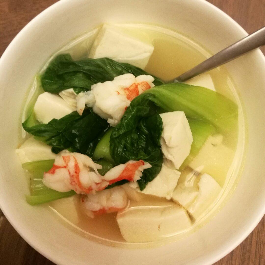 三鲜豆腐汤！