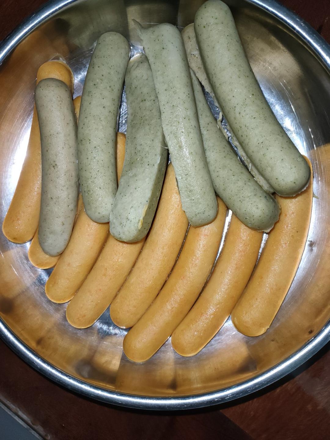 自制美味健康宝宝肠2种口味