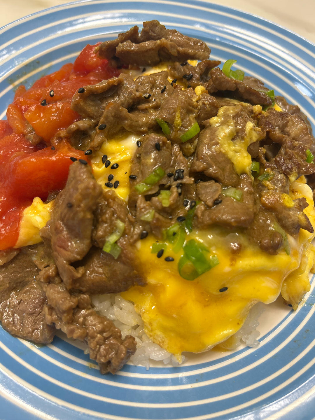滑蛋番茄牛肉