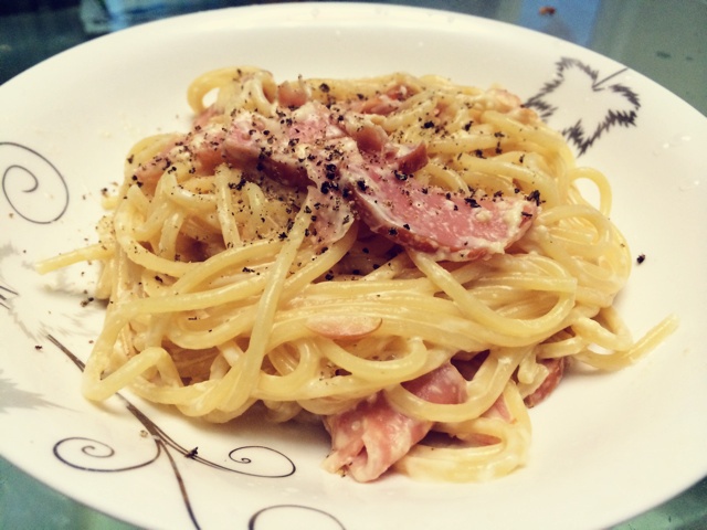 必胜客的味道芝士培根意大利面