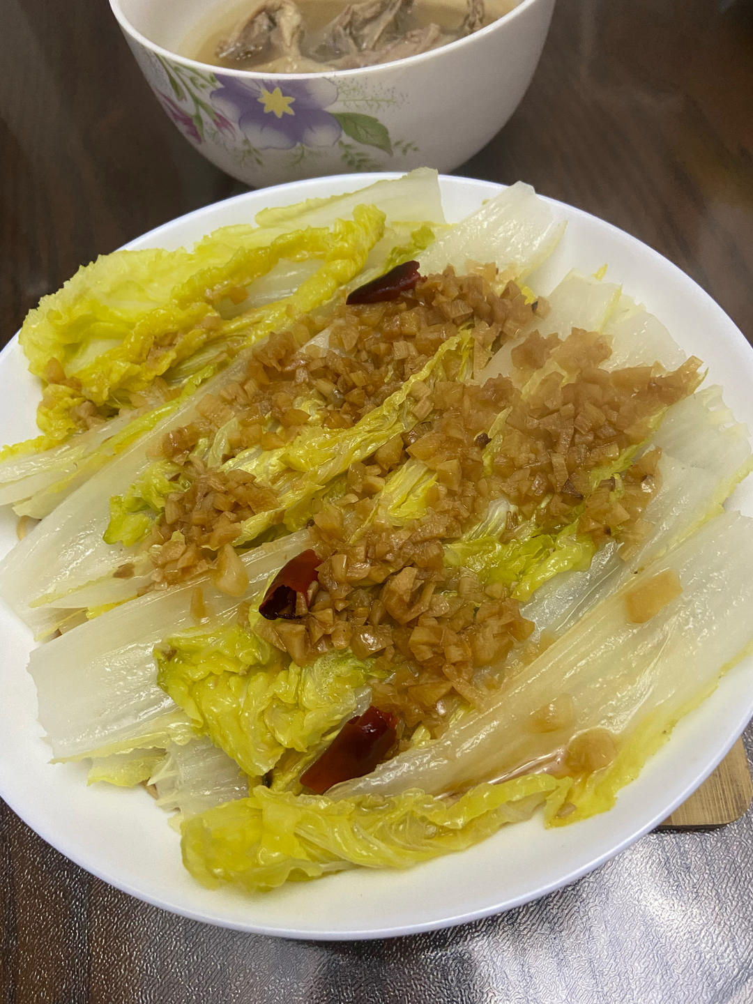 蒜蓉粉丝娃娃菜