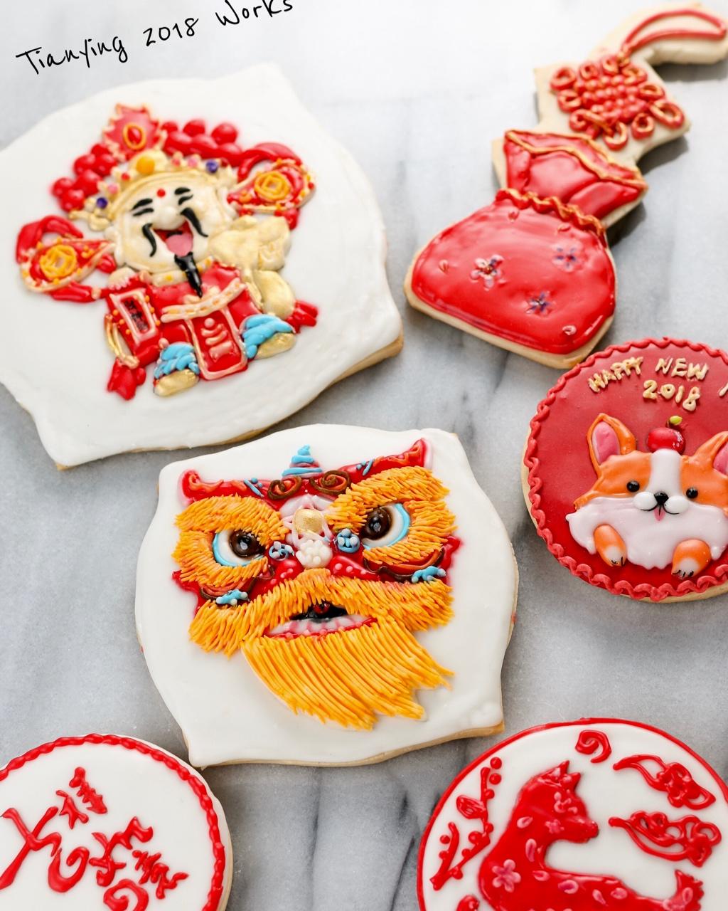 结实耐画的糖霜饼干底