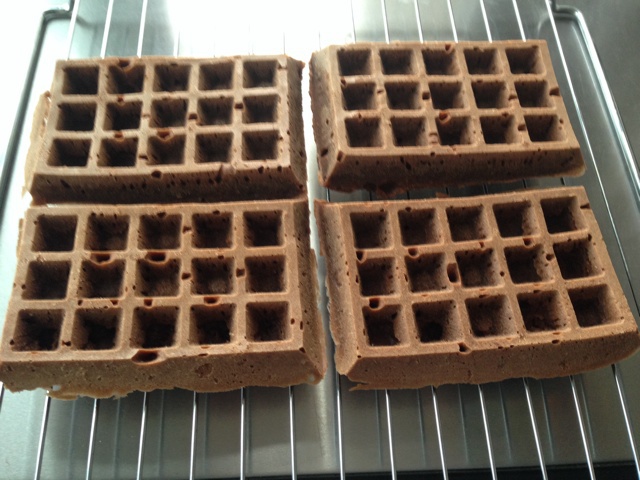 可可美式华夫饼