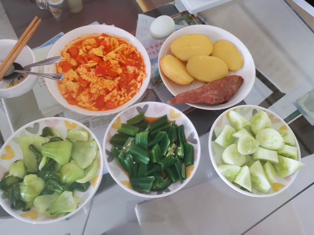 白灼秋葵