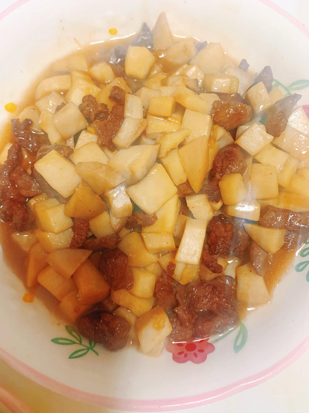 牛肉丁香炒杏鲍菇