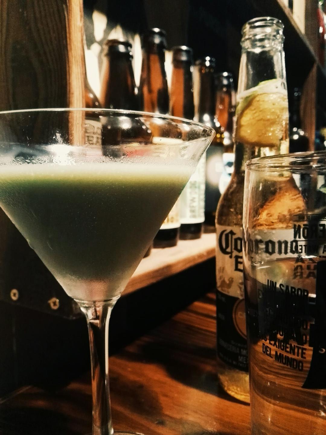 羽_空做的青草蜢鸡尾酒