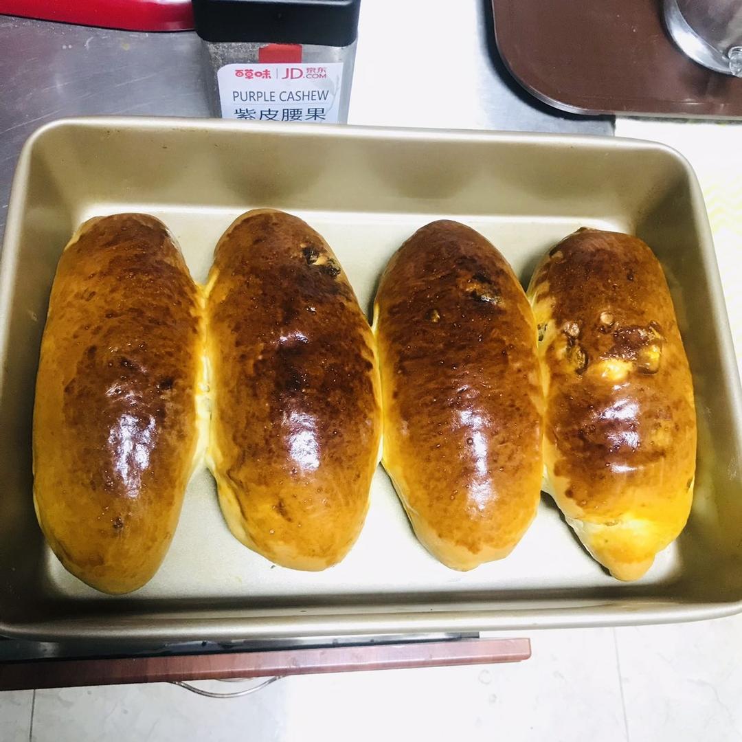 普通面粉做的柔软小餐包