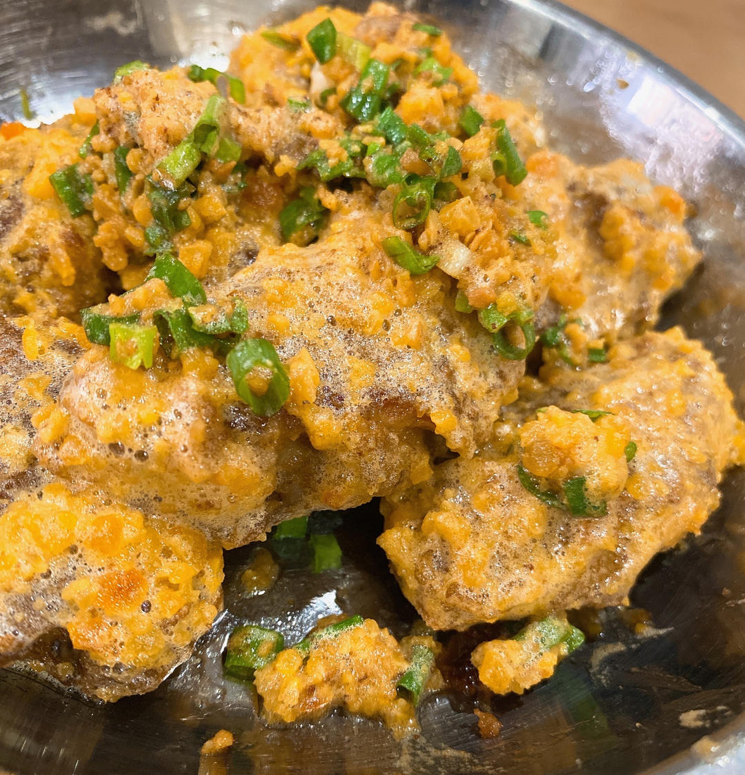 金沙鸡翅【咸蛋黄焗鸡翅】