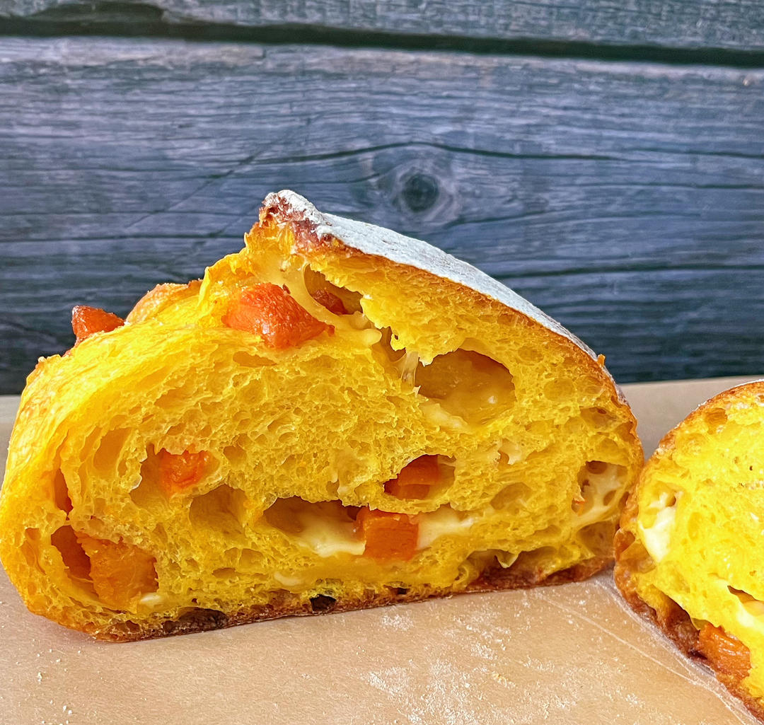 无糖南瓜奶酪欧包