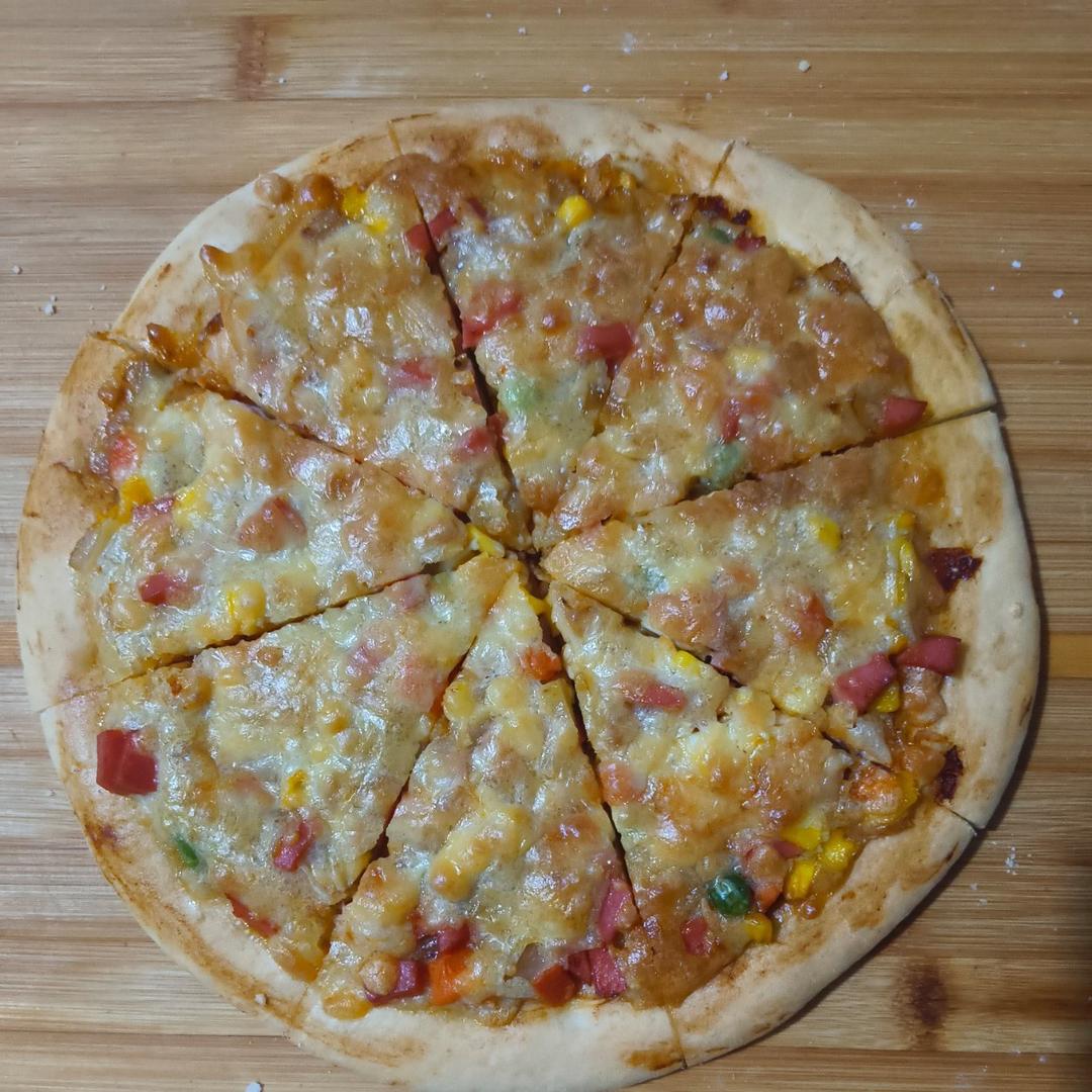 自制厚底披萨面饼