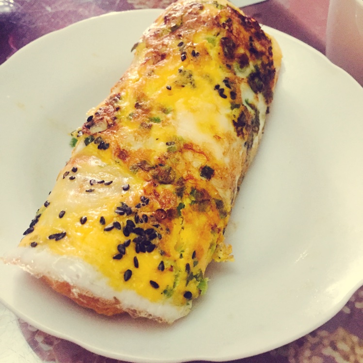 绿豆面煎饼果子