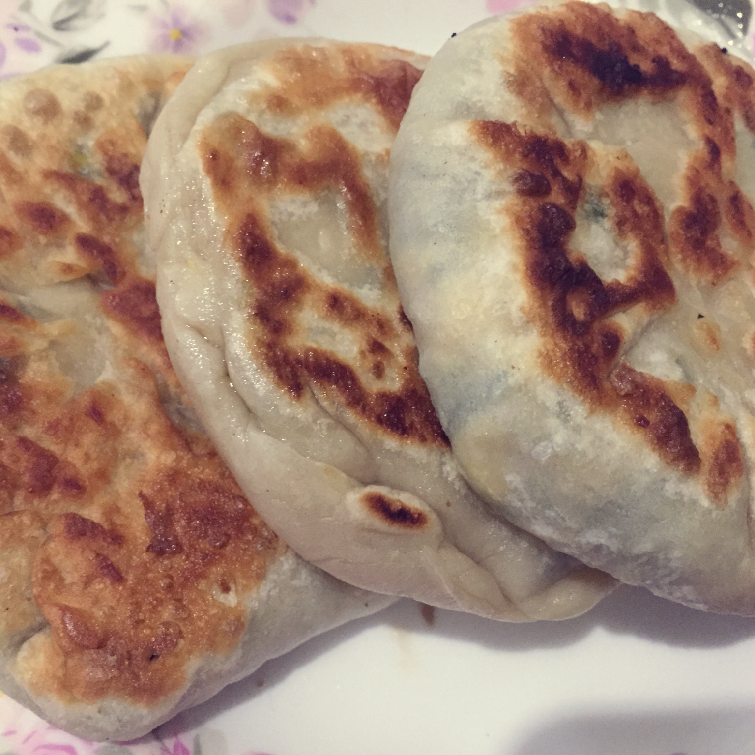 薄皮韭菜饼