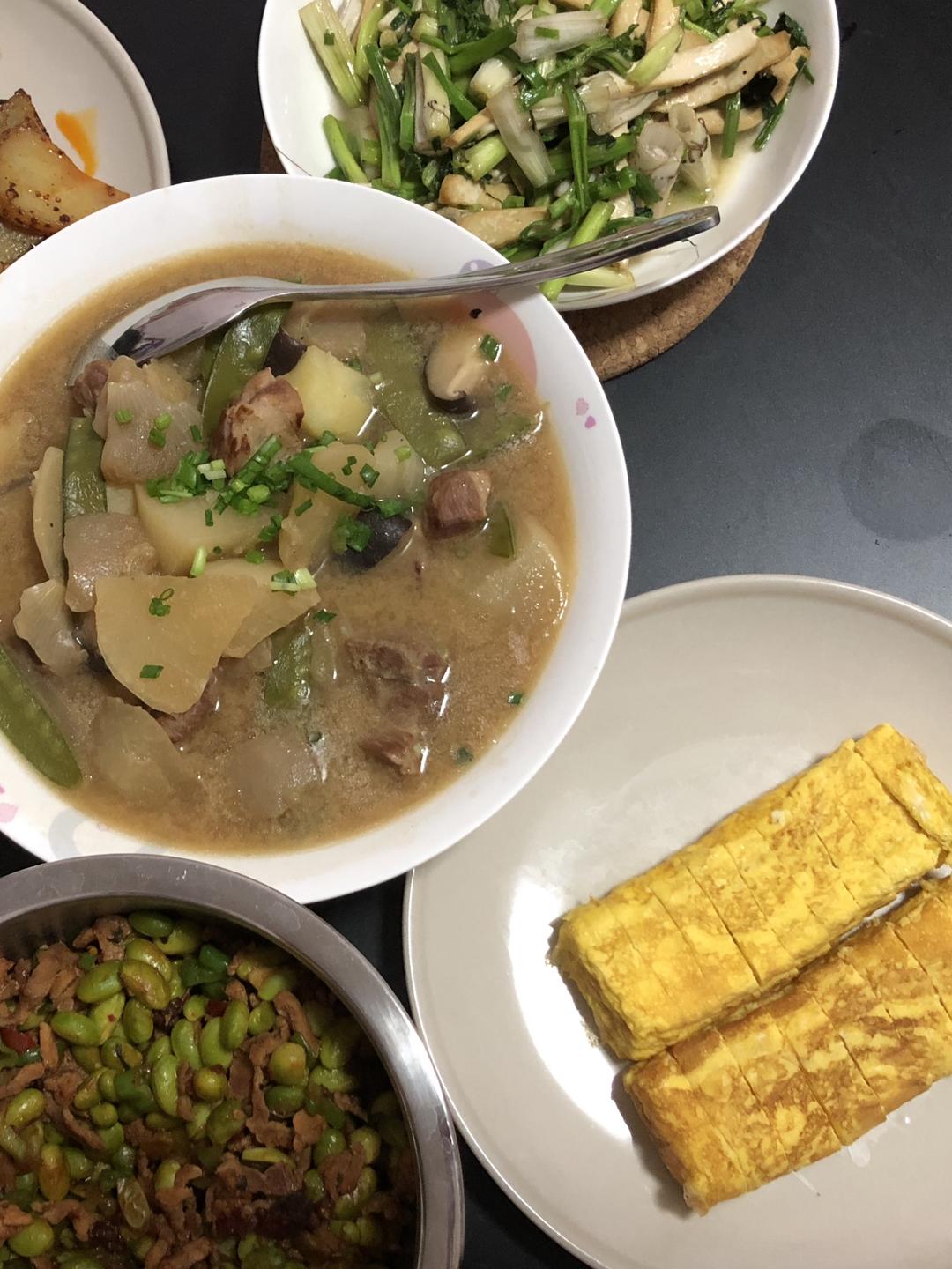 深夜食堂第二话の 猪肉汤套餐