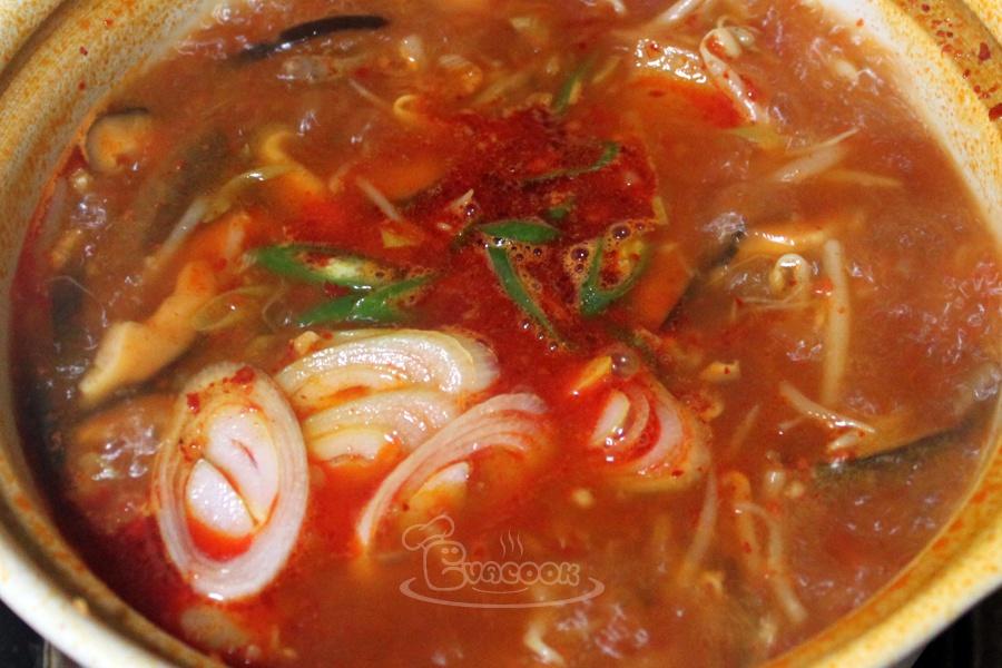 韩式辣牛肉汤的做法 步骤8