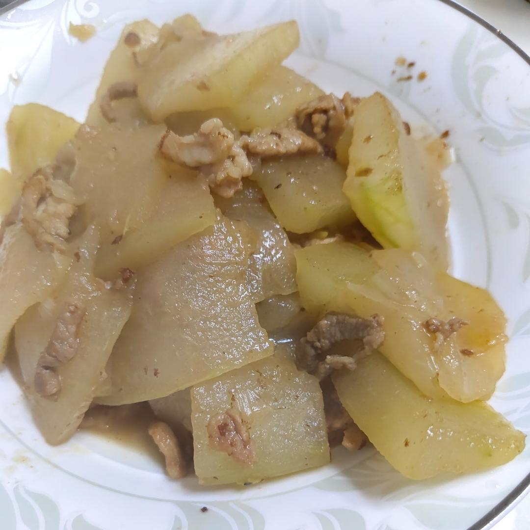 家常冬瓜炒肉丝